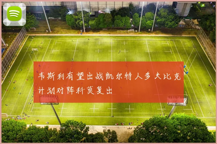 韦斯利有望出战凯尔特人多夫比克计划对阵科莫复出