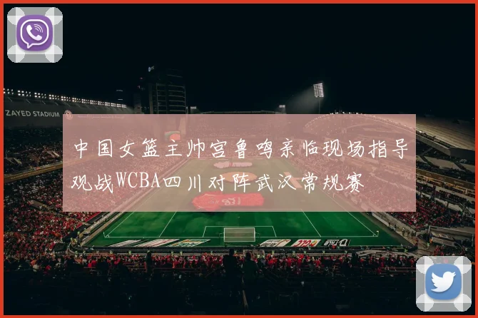 中国女篮主帅宫鲁鸣亲临现场指导观战WCBA四川对阵武汉常规赛