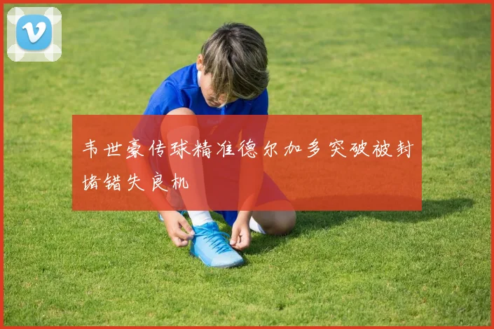 韦世豪传球精准德尔加多突破被封堵错失良机